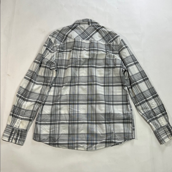 Inc Gray Plaid Men's Shirt size L - Picture 2 of 4